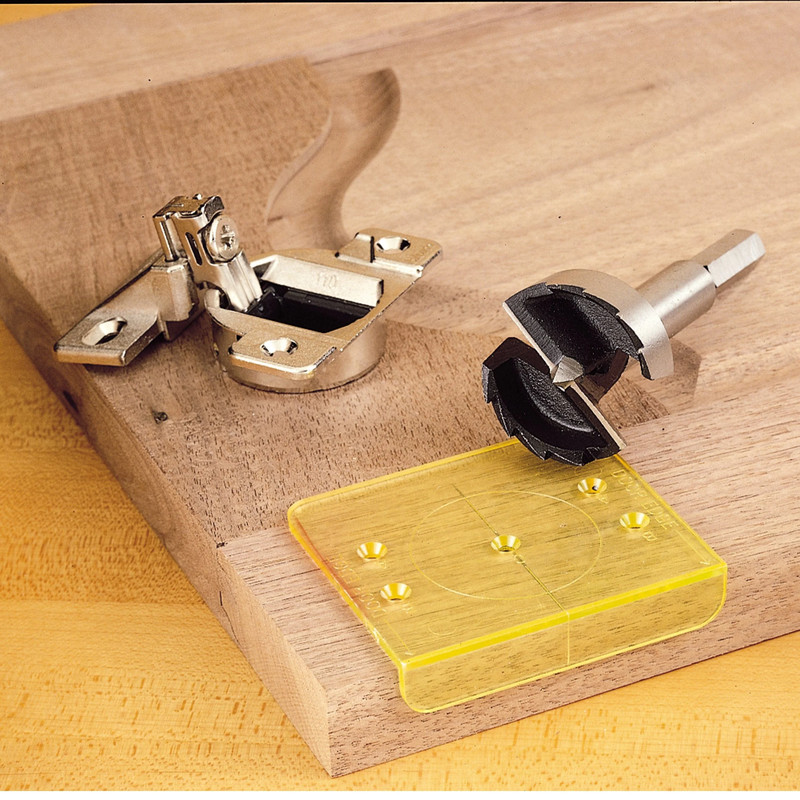 DrillRite Concealed Hinge Jig and Bit - 35 mm